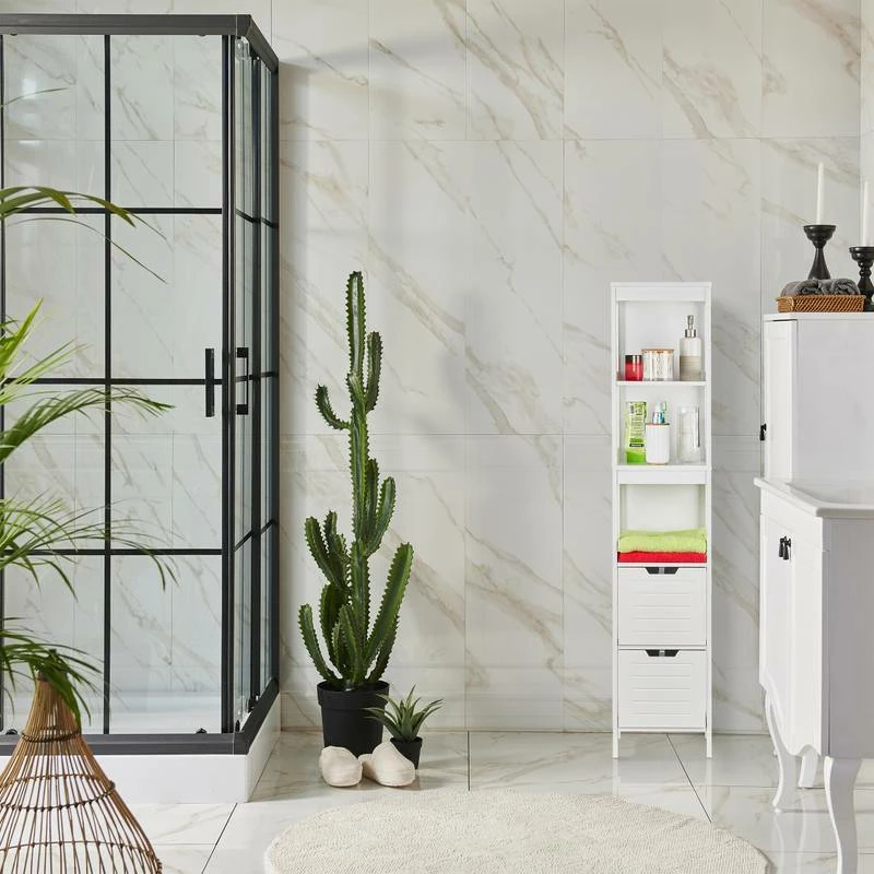 Armoire De Bain Blanche 4 Armoire De Bain Blanche – Image 2