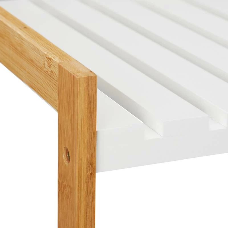 Étagère à 4 Niveaux Avec Panier à Linge 10 Étagère à 4 Niveaux Avec Panier à Linge – Image 8