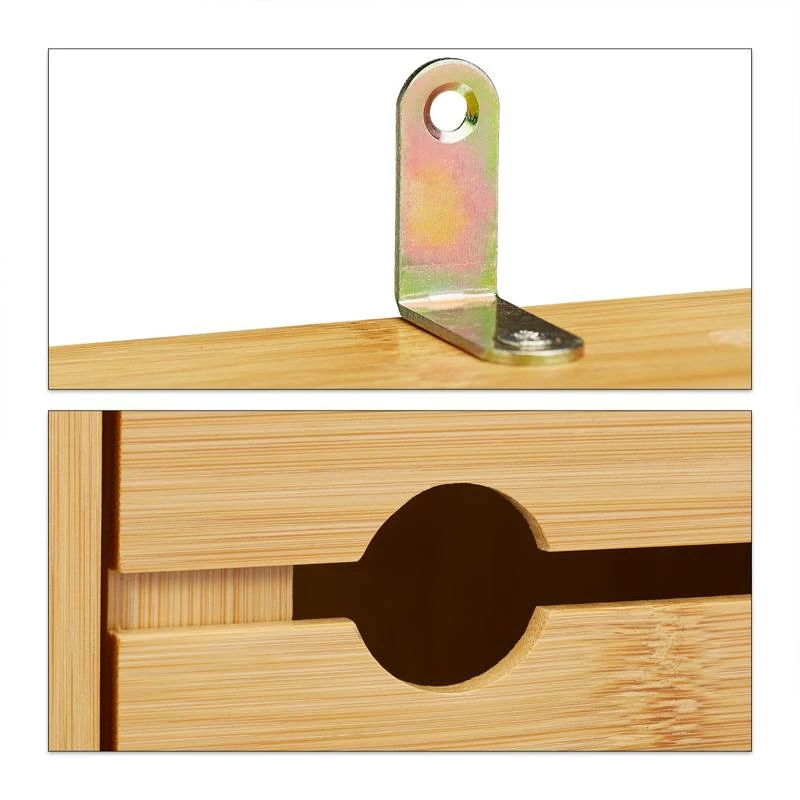 Étagère Salle De Bain Bambou à 7 étages 10 Étagère Salle De Bain Bambou à 7 étages – Image 8