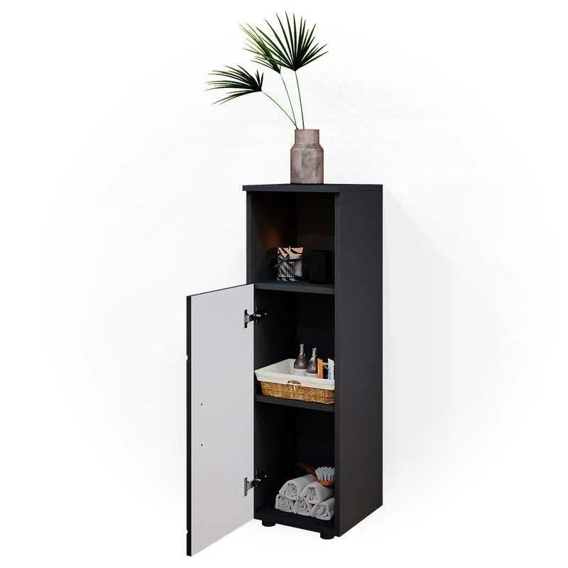 Chiffonnier Irma Anthracite Brillant 7 Chiffonnier Irma Anthracite Brillant – Image 5