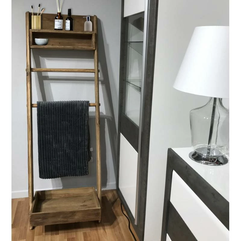 Porte Serviette 175cm Bois - CHALET 4 Porte Serviette 175cm Bois - CHALET – Image 2