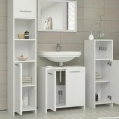 Meuble Sous-lavabo Kiko Blanc 12 Meuble Sous-lavabo Kiko Blanc -HOME24 Ventes e5d77d81f93c40b5bcae5e2ebe730e42