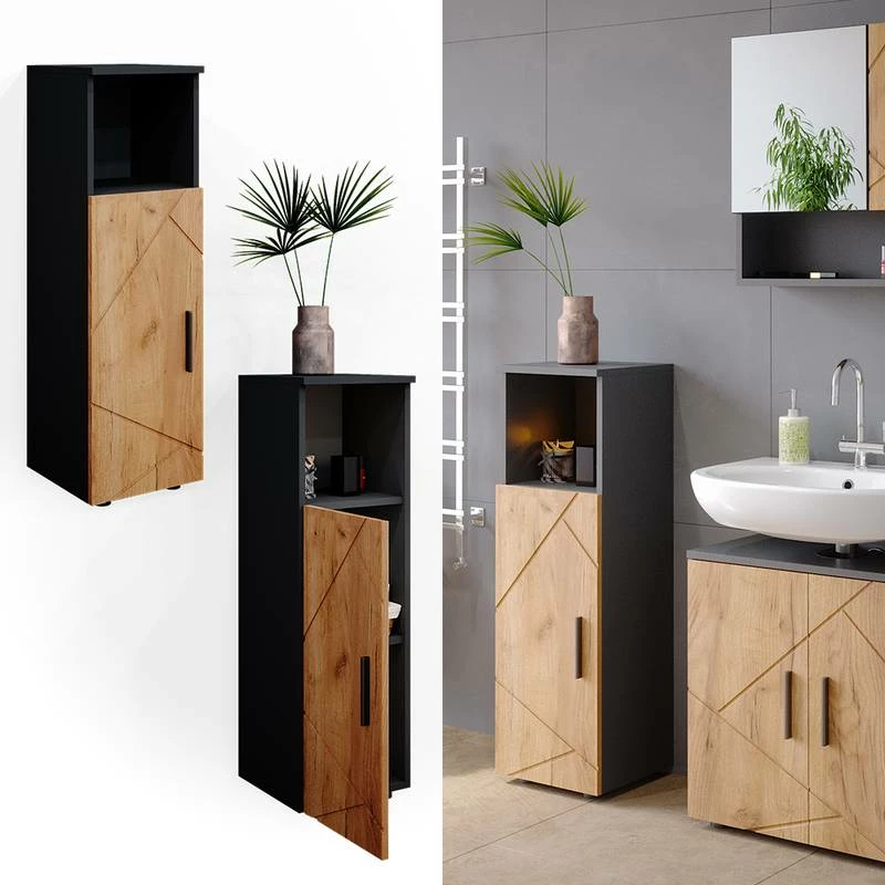 Chiffonnier Irma Anthracite Brillant 13 Chiffonnier Irma Anthracite Brillant – Image 11