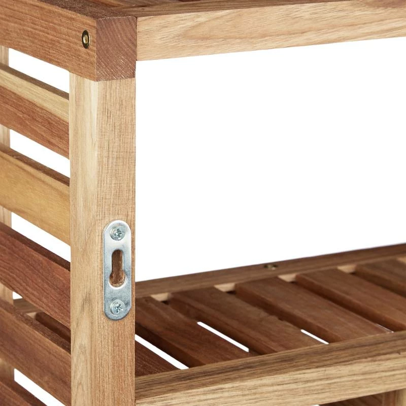 Etagère Murale Salle De Bain Bois Noyer 8 Etagère Murale Salle De Bain Bois Noyer – Image 6