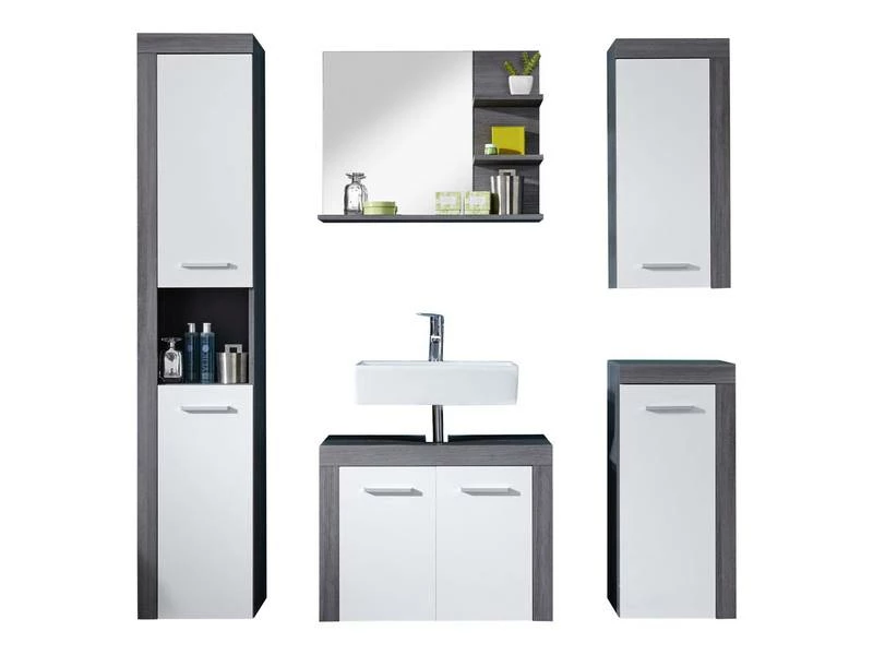 Meubles De Salle De Bains Set MiamiMaine 3 Meubles De Salle De Bains Set MiamiMaine