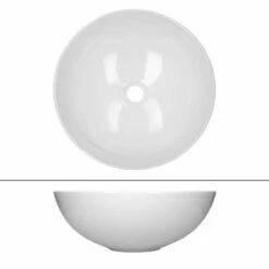 Vasque Ronde Ø 400x147 Mm Blanc -HOME24 Ventes ea74eea874f94198ba21f95b3c39814a