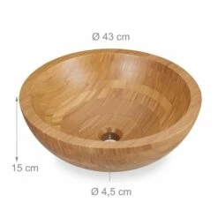 Lavabo Rond En Bambou -HOME24 Ventes ea8f19534fe94945ab47702b9a7845dc