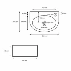 Vasque Forme Ovale 340x225x130mm Blanc -HOME24 Ventes f22063ad981e4fdbbe6931cf3118bfe6 1