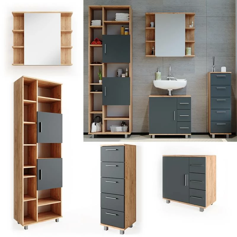 Salle De Bain Ilias Goldkraft (4 élém.) 5 Salle De Bain Ilias Goldkraft (4 élém.) – Image 3