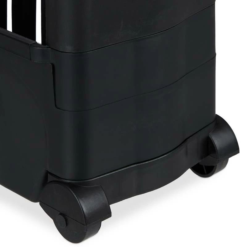 Étagère De Cuisine à Roulettes 4 Niveaux 9 Étagère De Cuisine à Roulettes 4 Niveaux – Image 7