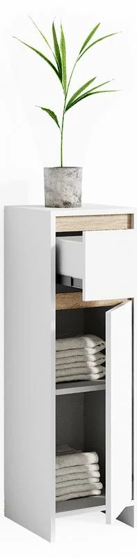 Chiffonnier Emma Blanc/sonoma 8 Chiffonnier Emma Blanc/sonoma – Image 6