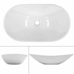 Vasque Forme Ovale 640x365x130 Mm Blanc -HOME24 Ventes f792852d34bc43819d8a68522c3c1c95 1