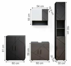 Salle De Bain Irma Anthracite (4 élém.) -HOME24 Ventes f7d48fcae4c64570840ab1e1787af4c7.cropped 26 83 930 875.processed