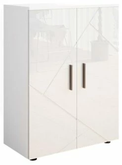 Armoire Irma Blanc Brillant