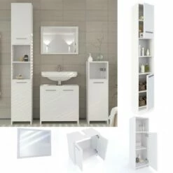 Salle De Bain Kiko Blanc (4 éléments) -HOME24 Ventes fe4a367431d249c2bdc9c214285d6e45