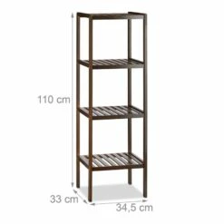 Etagère De Salle De Bain Bambou 4 étages -HOME24 Ventes fed563e489de43b082e5598324105a99