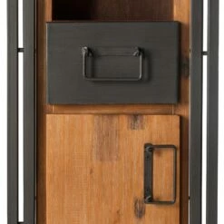 Colonne Salle De B. MANCHESTER 2 Portes -HOME24 Ventes hochschrank manchester akazie teilmassiv metall 4874708