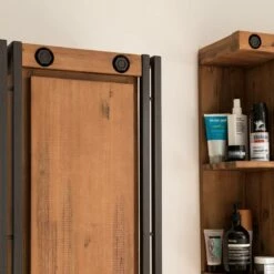 Colonne Salle De B. MANCHESTER 2 Portes -HOME24 Ventes hochschrank manchester akazie teilmassiv metall 4915688