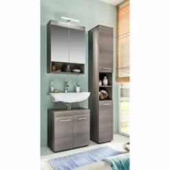 Colonne De Salle De Bain Runner -HOME24 Ventes hochschrank runner by trendteam rauchsilber 5089200
