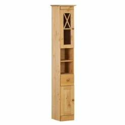 Armoire Colonne Senna I -HOME24 Ventes hochschrank senna i kiefer massiv gebeizt gewachst 299575