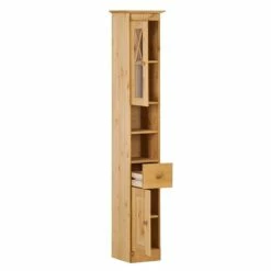 Armoire Colonne Senna I -HOME24 Ventes hochschrank senna i kiefer massiv gebeizt gewachst 299577