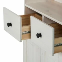 Armoire Haute Senna I -HOME24 Ventes hochschrank senna ii kiefer massiv weiss havanna 299554