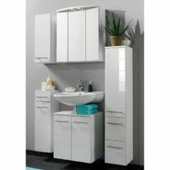 Armoire Midi Rosary II -HOME24 Ventes midischrank rosary ii hochglanz weiss weiss 341058