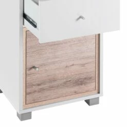 Armoire Midi Santo -HOME24 Ventes midischrank santo weiss wildeiche dekor 3328121