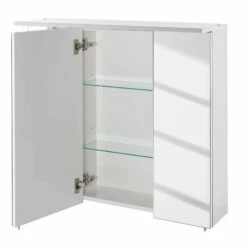 Armoire Avec Miroir Genf I -HOME24 Ventes spiegelschrank genf weiss glanz 3513953