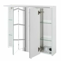Armoire Avec Miroir Genf I -HOME24 Ventes spiegelschrank genf weiss glanz 3513957