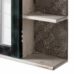 Armoire à Glace Goa White -HOME24 Ventes spiegelschrank goa white akazie massiv mehrfarbig 4846992