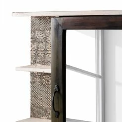 Armoire à Glace Goa White -HOME24 Ventes spiegelschrank goa white akazie massiv mehrfarbig 4846996