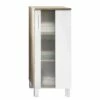 Armoire Basse Porto -HOME24 Ventes unterschrank porto weiss eiche saegerau dekor 33 cm 5089148