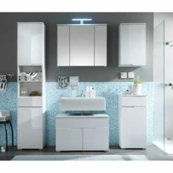 Meuble Sous-vasque Larado -HOME24 Ventes waschbeckenunterschrank larado hochglanz weiss weiss 4671552