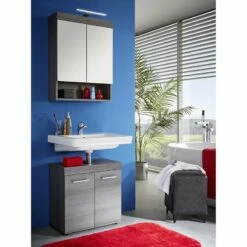 Armoire De Toilette Runner 11 Armoire De Toilette Runner -HOME24 Ventes waschbeckenunterschrank runner by trendteam rauchsilber 5089272