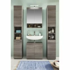 Colonne De Salle De Bain Runner -HOME24 Ventes waschbeckenunterschrank runner rauchsilber 5131948