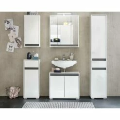 Meuble Sous Vasque Sol I 9 Meuble Sous Vasque Sol I -HOME24 Ventes waschbeckenunterschrank sol i hochglanz weiss weiss 5080352