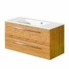 Meuble Lavabo Bern -HOME24 Ventes waschtisch bern bambus natur lackiert 1324225
