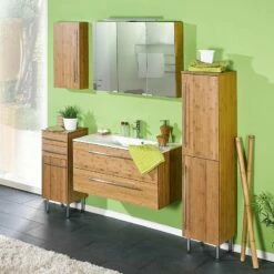 Meuble Lavabo Bern 6 Meuble Lavabo Bern -HOME24 Ventes waschtisch bern bambus natur lackiert 1324226