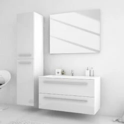 Lavabo Lagarto -HOME24 Ventes waschtisch lagarto weiss 389559